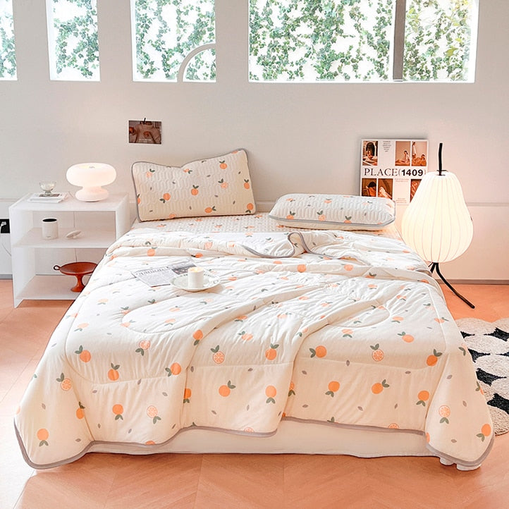 Kawaii 3 Piece Reversible Quilt Sets
