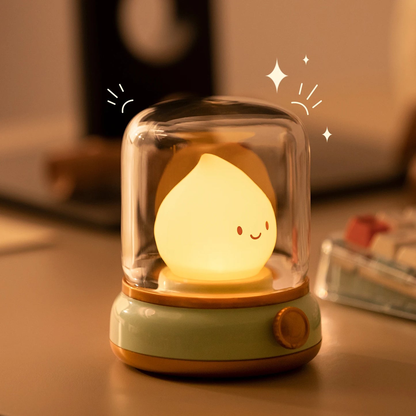 Kawaii Flame Night Light