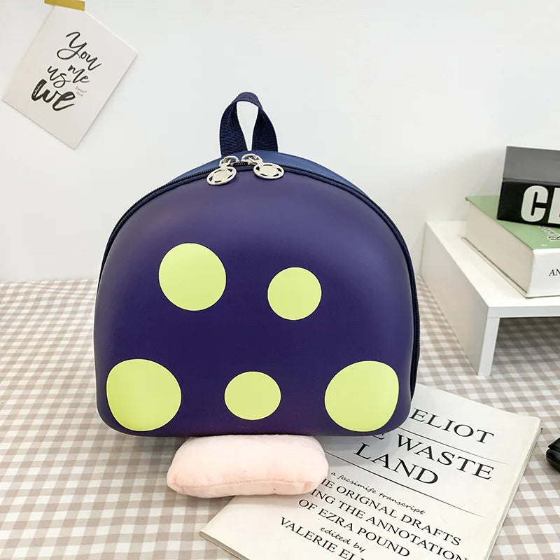 Kawaii Small Children's Mushroom Backpack