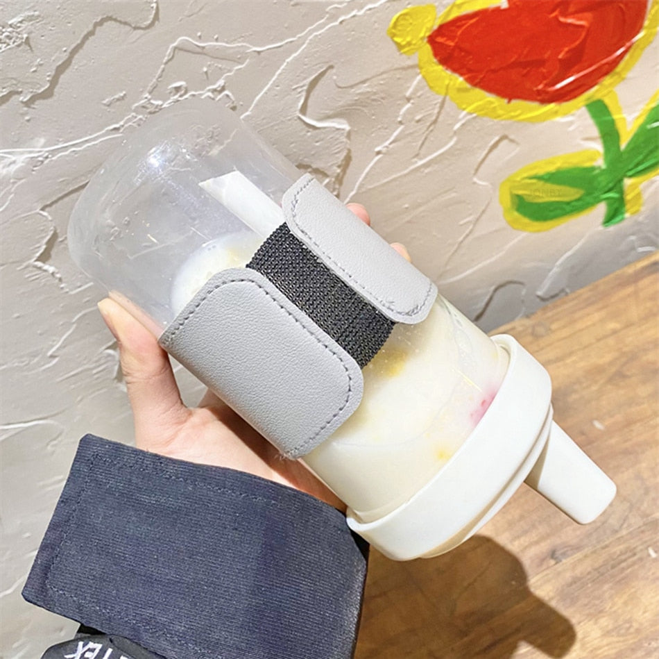 Kawaii Boba Tea Water Bottle Up Side Down