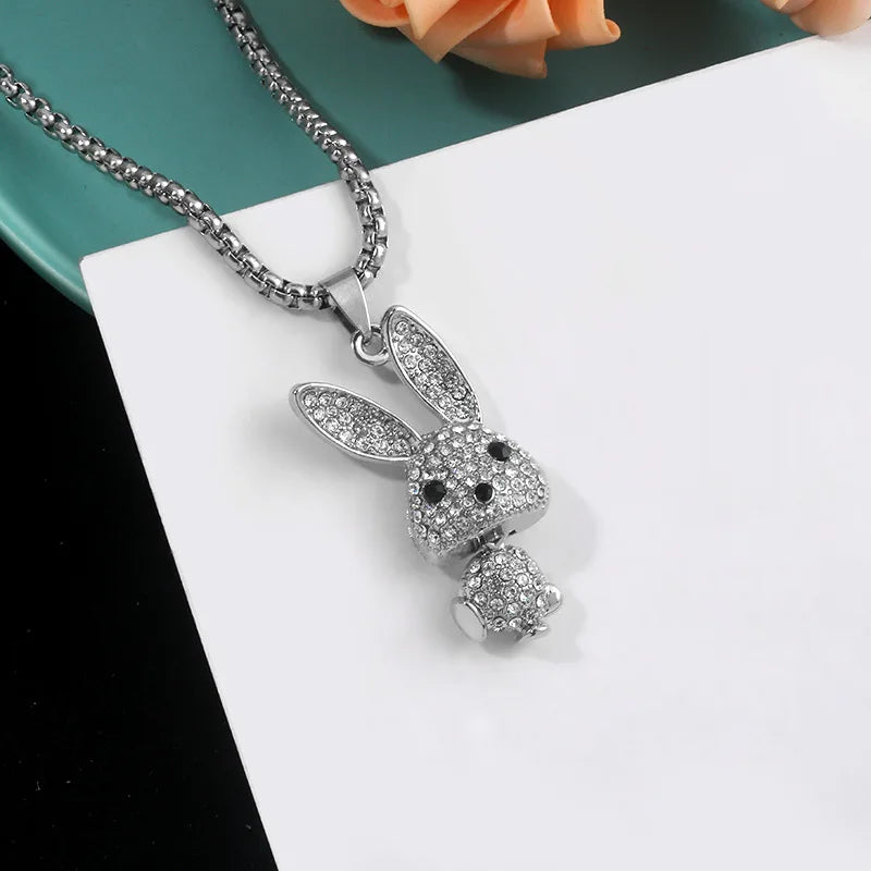 Kawaii Bunny Pendant Necklace