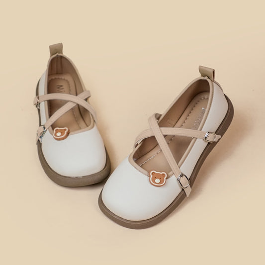 Kawaii Teddy Bear Flat Pumps