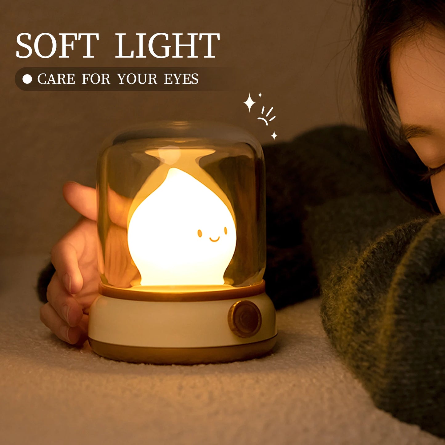 Kawaii Flame Night Light