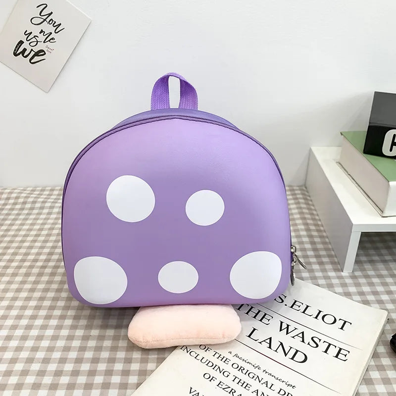 Kawaii Small Children's Mushroom Backpack