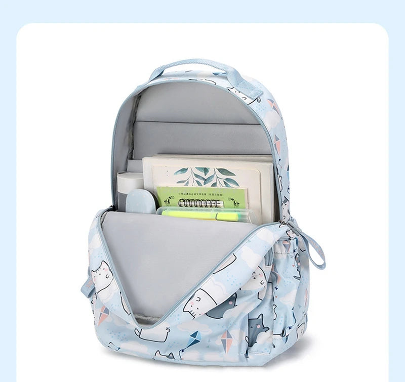 Kawaii Cats With Kites Backpack