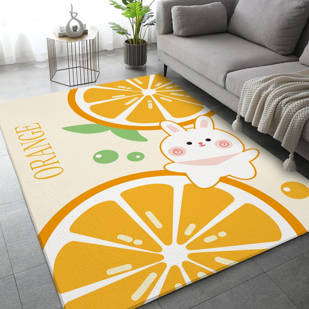 Kawaii Bunny Floor Rug