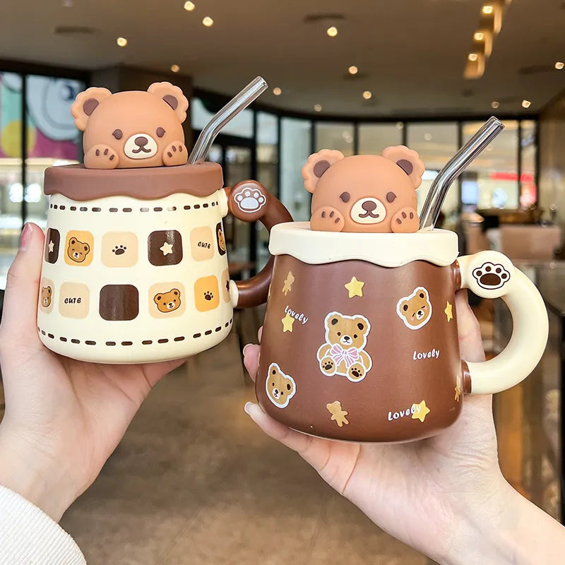 Teddy bear coffee mugs hotsell