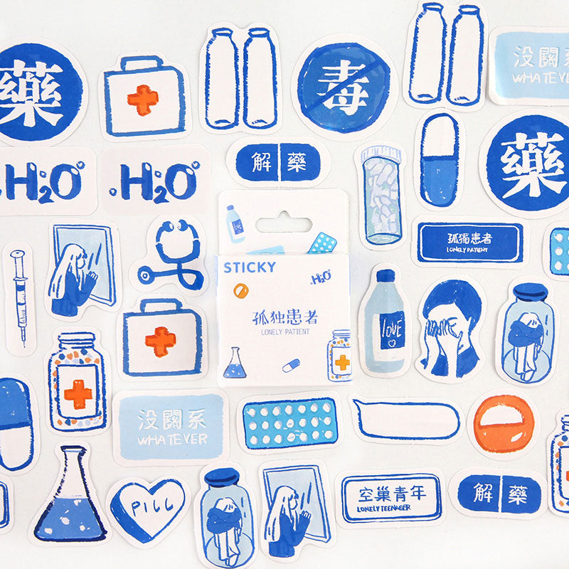 Kawaii 46Pcs/box Diary Stickers