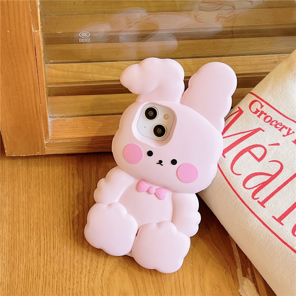 Kawaii Sweet Bunny iPhone Case