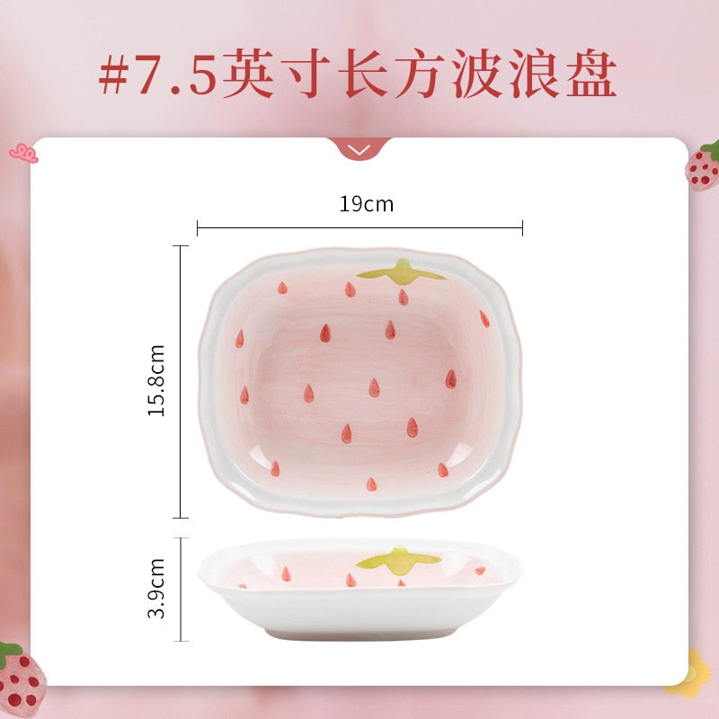 Strawberry Ceramic Tableware