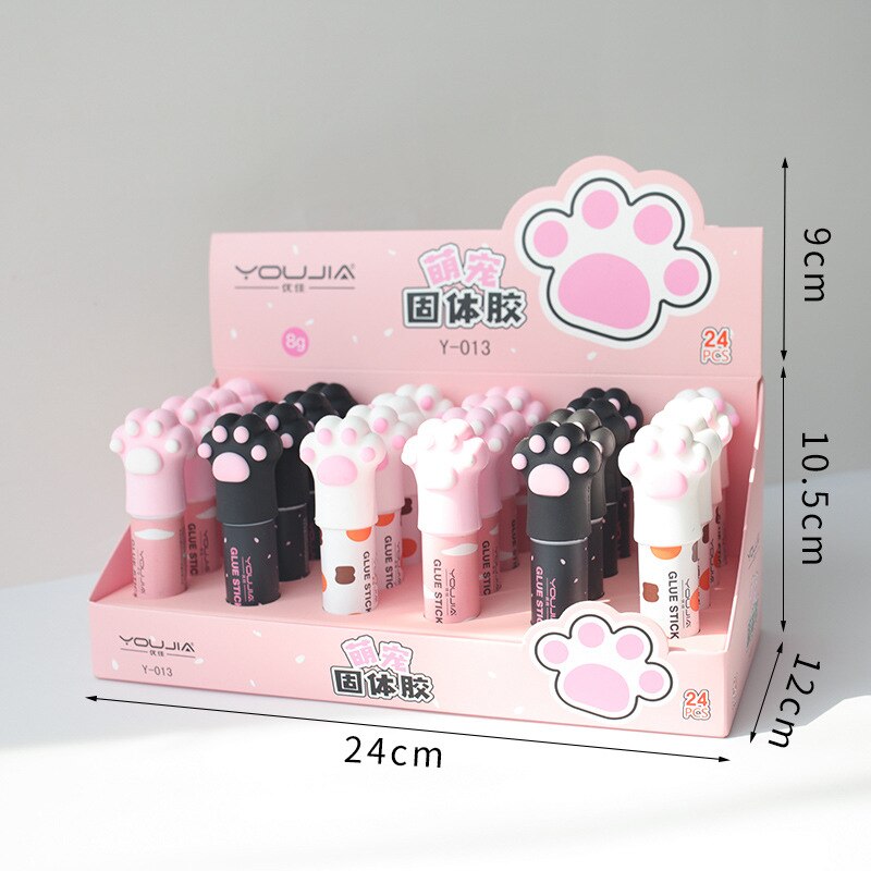 Kawaii Cat Paw Glue Sticks
