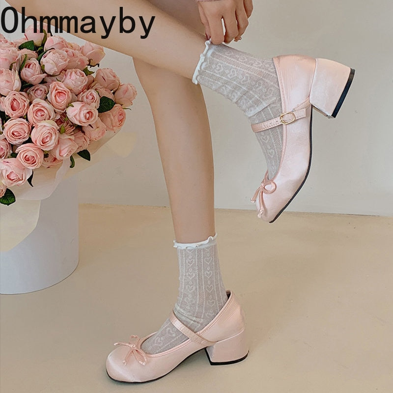 Kawaii Ballerina Mary Jane Shoes