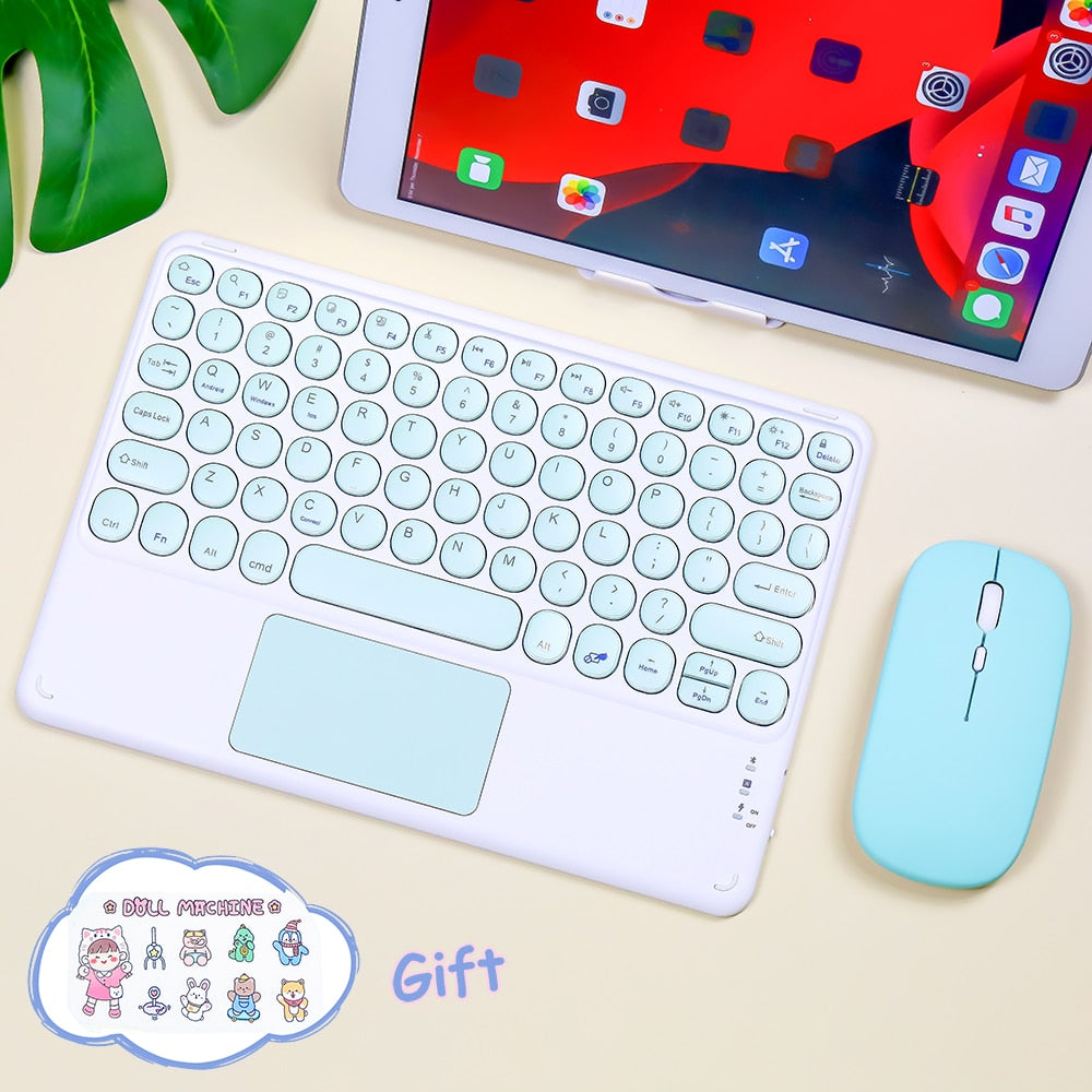 Kawaii Pastel Wireless iPad Keyboard & Mouse