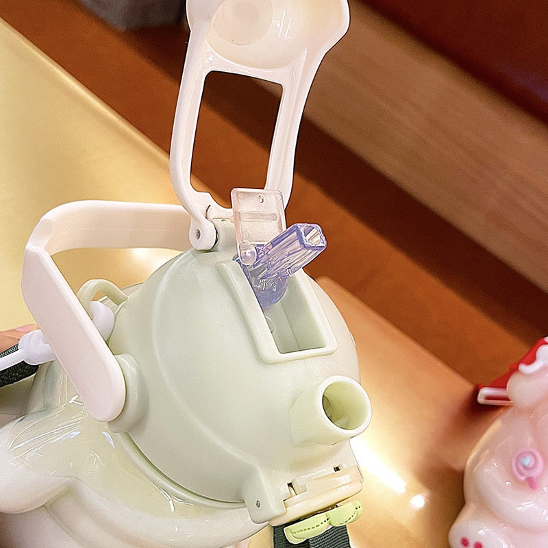 Kawaii Clear Bunny Water Bottle Top