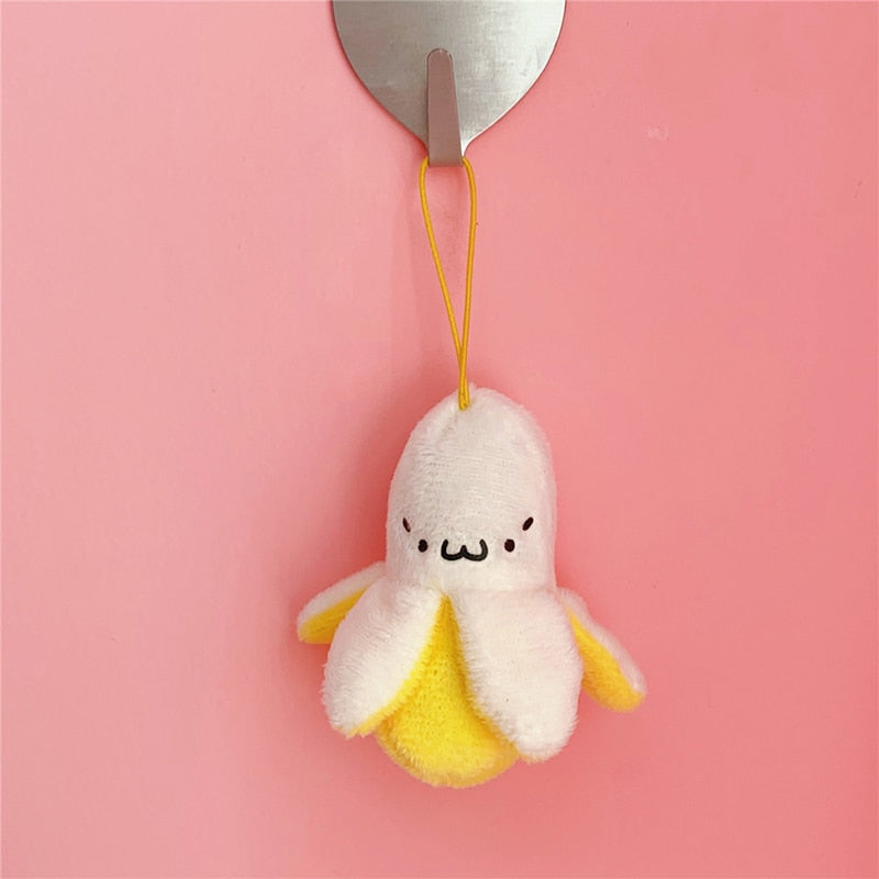 Kawaii Plush Banana Pendant