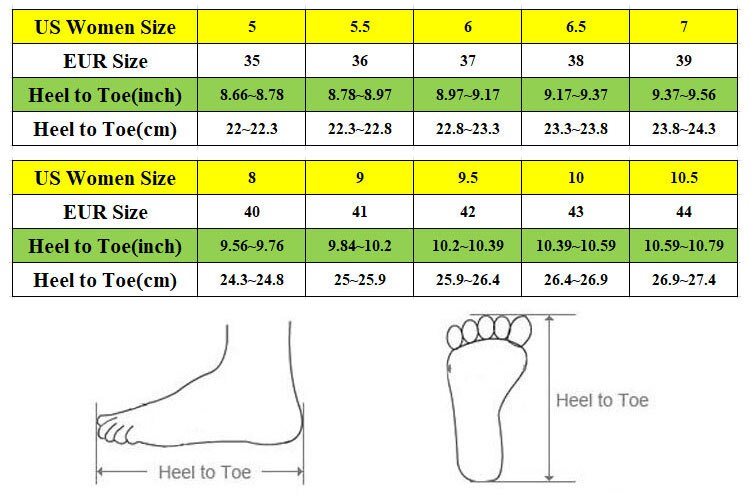 Kawaii Space Bunny Canvas Shoes Size Chart