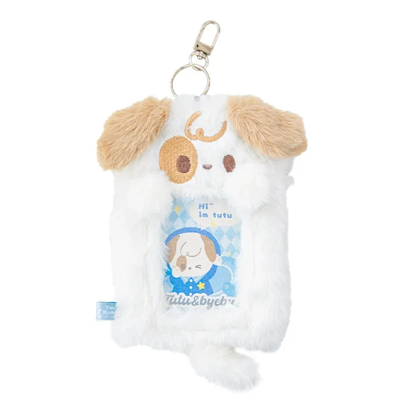 Puppy & Kitty Plush Photo Card Holders