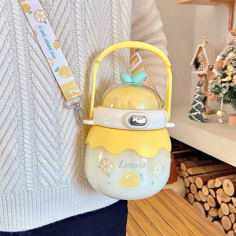 Kawaii Fruit Themed Water Bottle