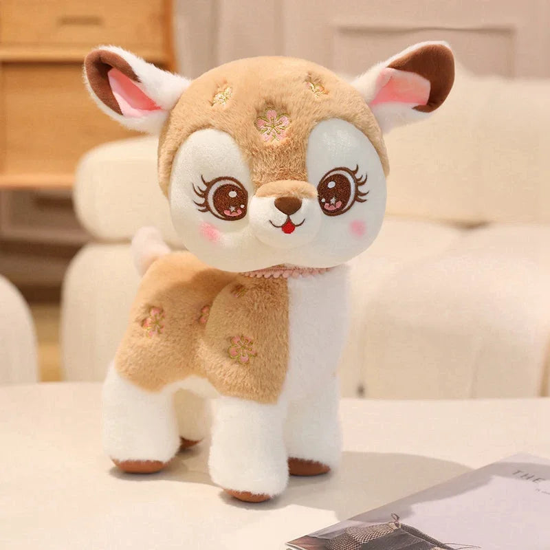 Cute brown deer plushie