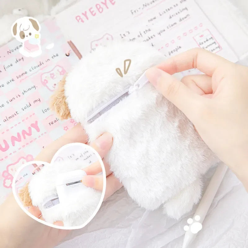 Puppy & Kitty Plush Photo Card Holders