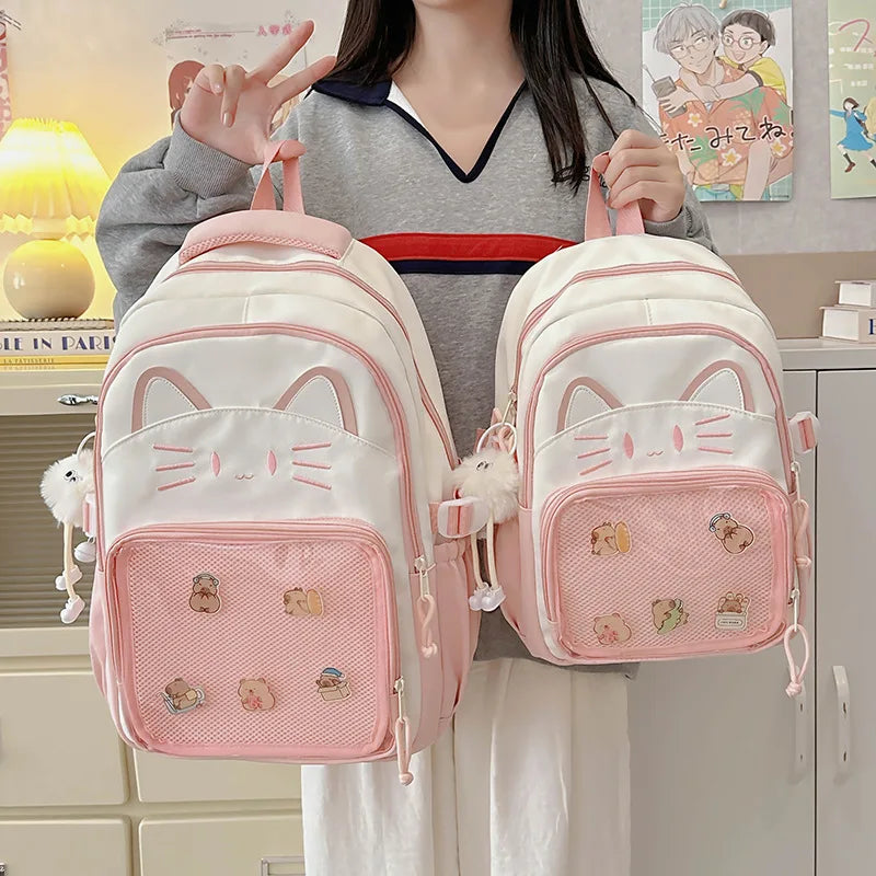 Pretty Neko School Ita Backpack 🐾✨