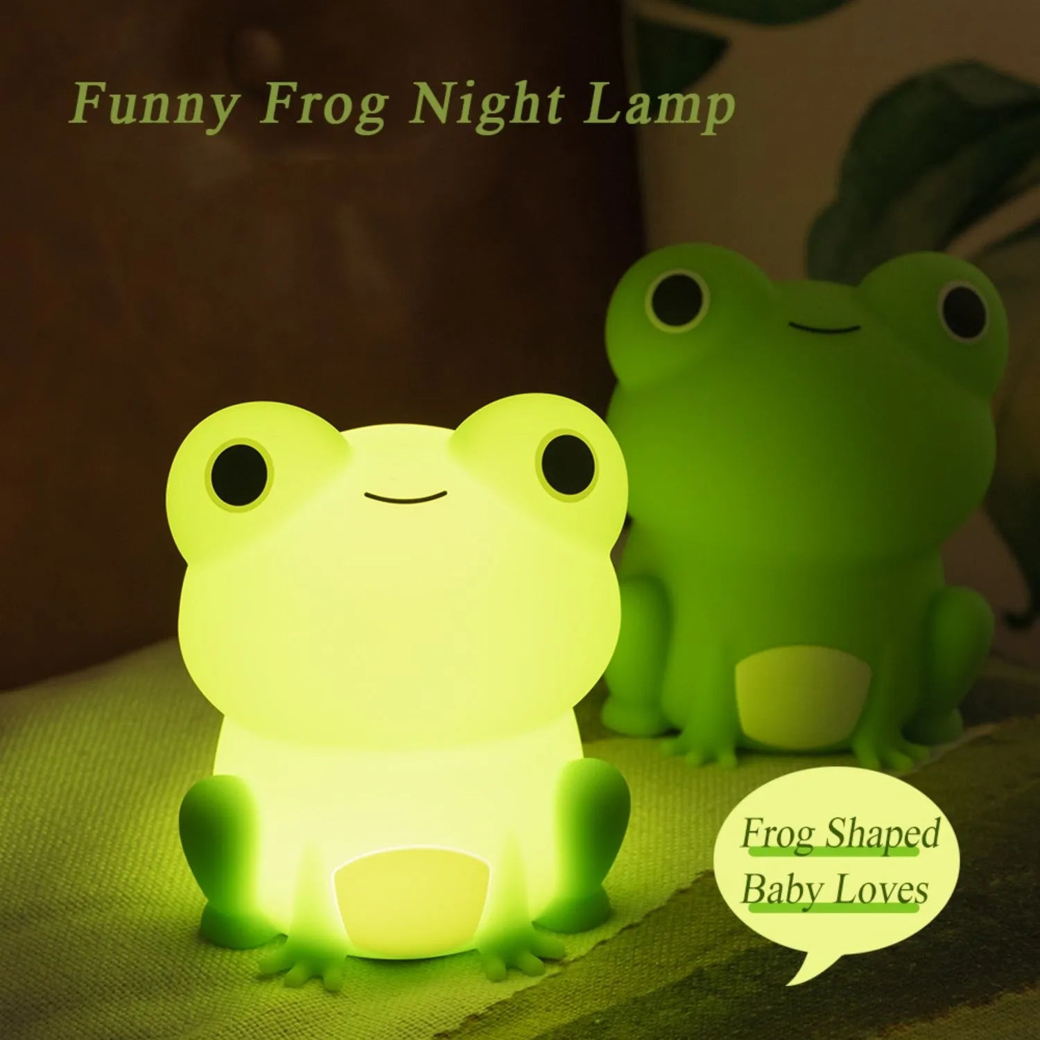 Cute online frog lamp