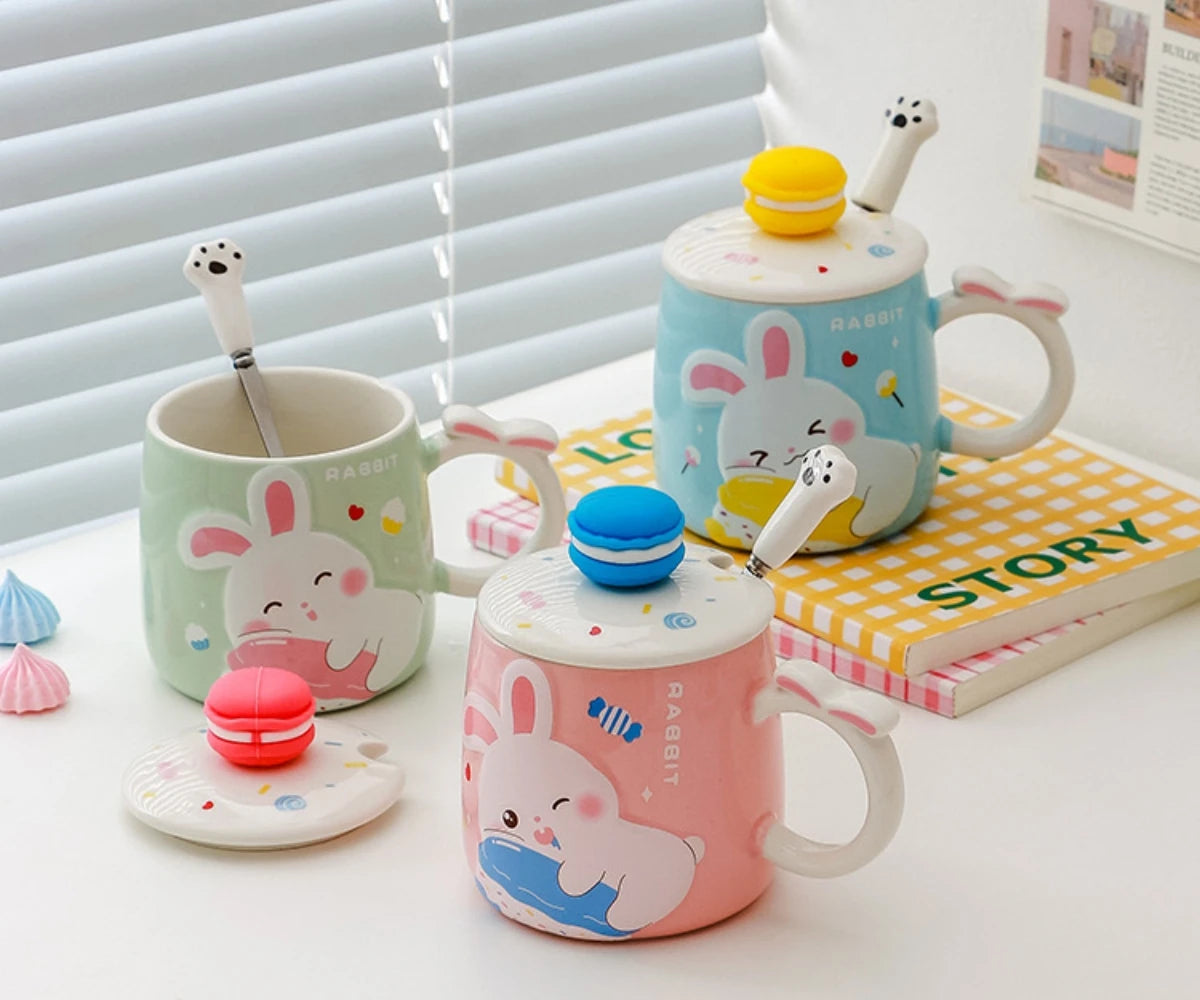 Macaron Bunny Mugs