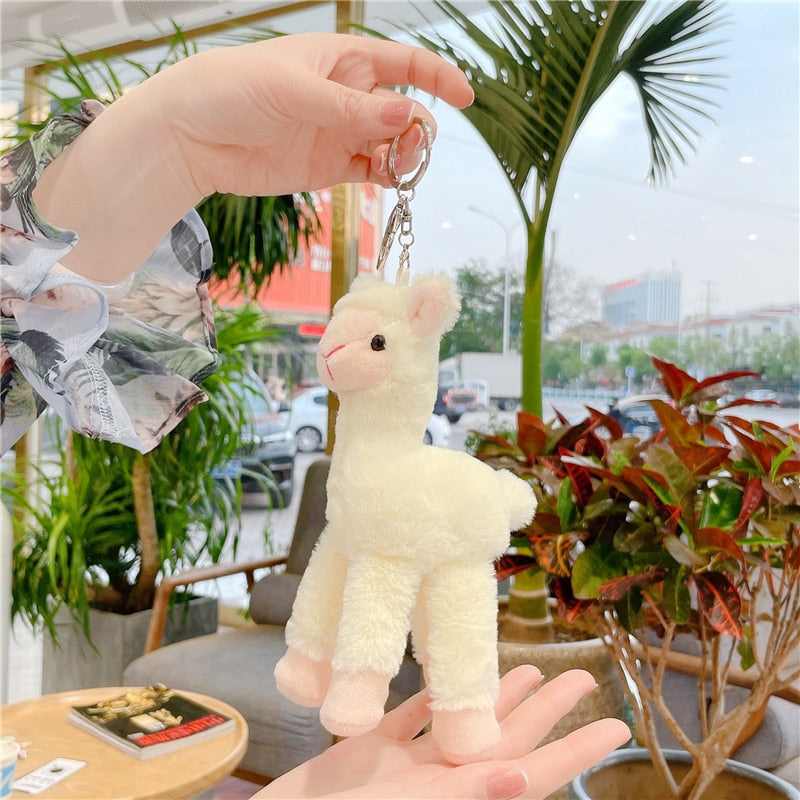 Alpaca Plushie Keychain