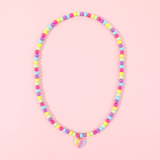 Kawaii Pastel Heart Necklace