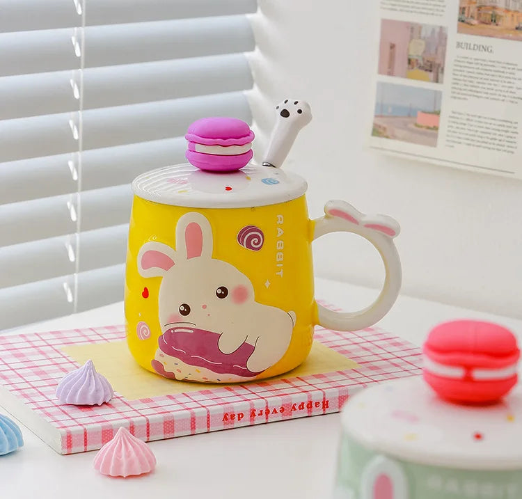 Macaron Bunny Mugs