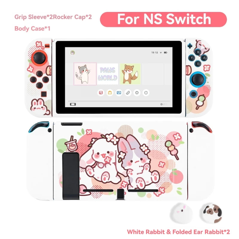 Kawaii Sweet Bunnies Nintendo Switch Case