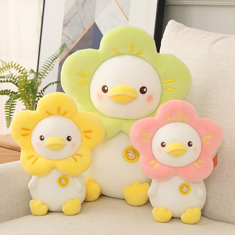 Kawaii Flower Duck Plushies