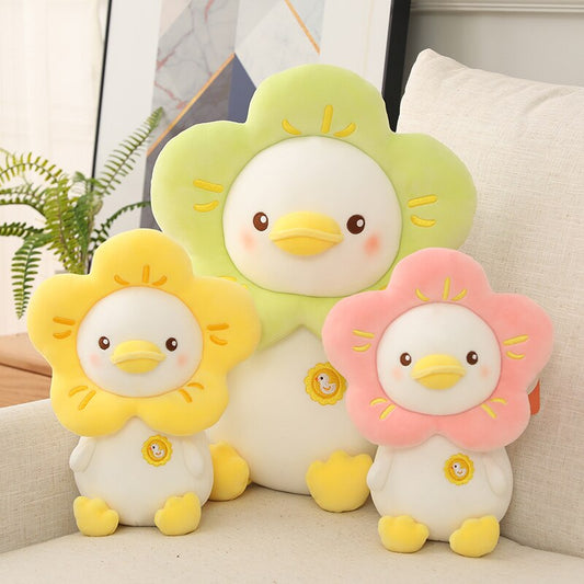 Kawaii Flower Duck Plushies
