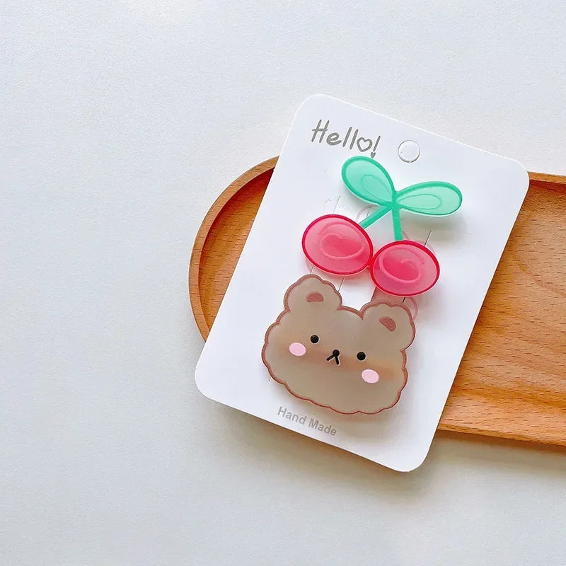 Kawaii Acrylic Hair Pin Clip