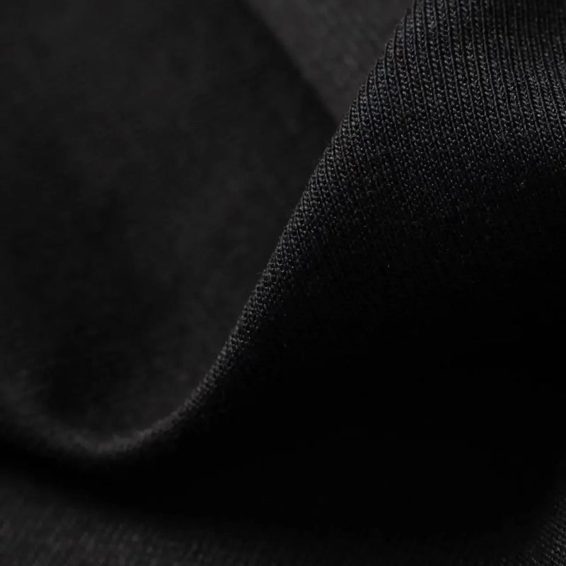 Close-up of black fabric texture