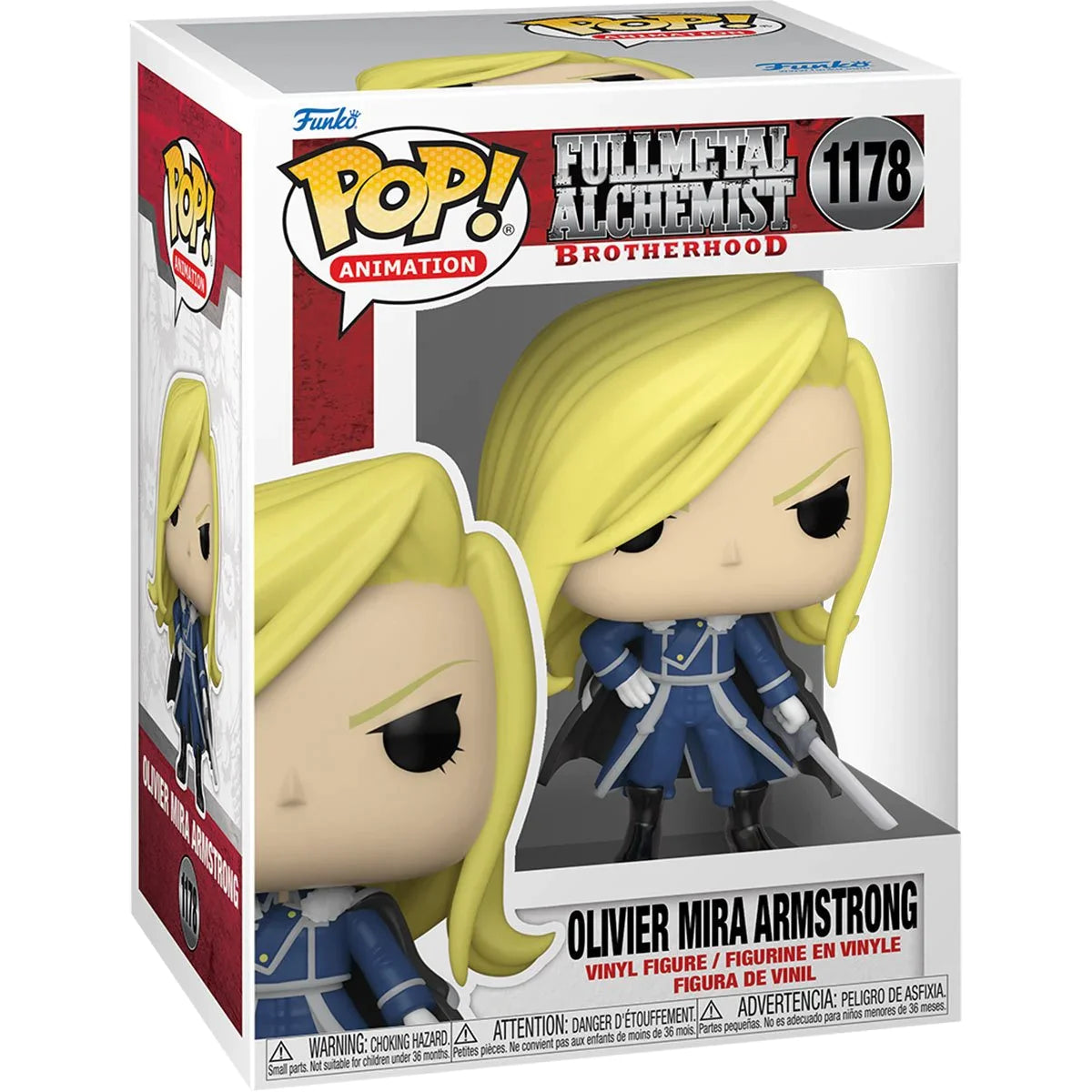 Funko Pop - Fullmetal Alchemist: Brotherhood - Olivier Mira Armstrong with Sword Figure
