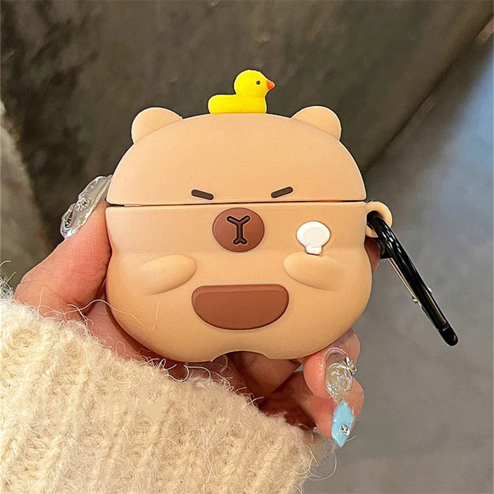 Kawaii Capybara AirPods Case – Kore Kawaii