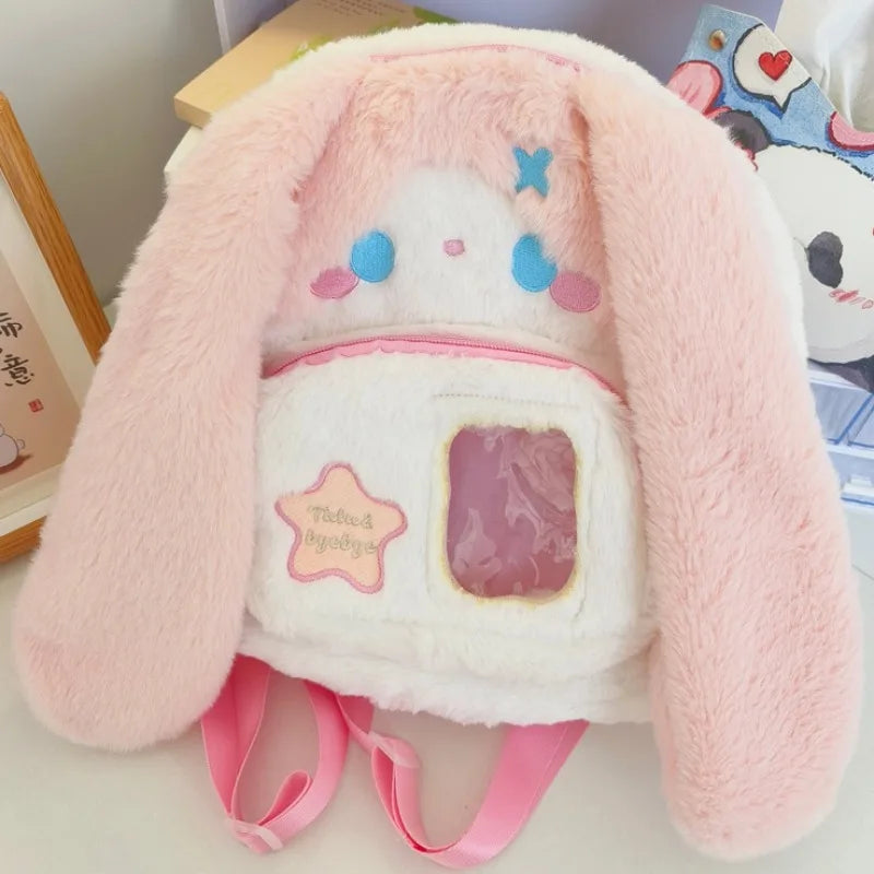 Kawaii Plush Bunny Backpack Kore Kawaii