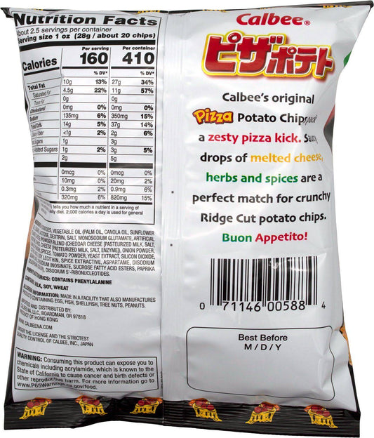 Calbee Melty Cheese Pizza Potato Chips  (Japan)