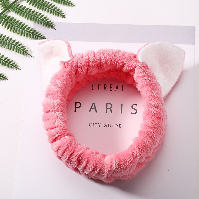Kawaii Pink Soft Cat Headband