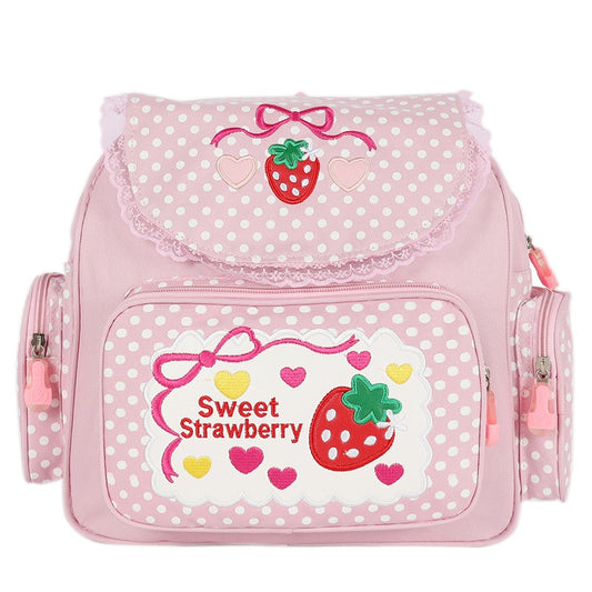Kawaii Pink Sweet Strawberry Backpack