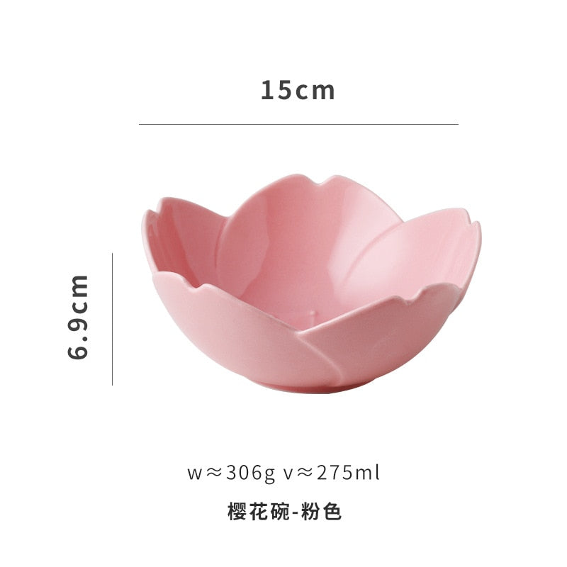Kawaii Pink Cherry Blossom Bowl