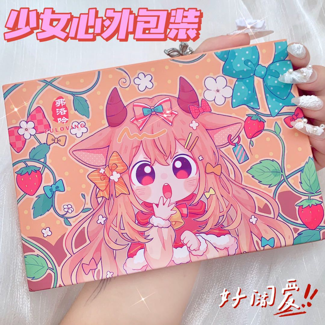 Kawaii Strawberry Eyeshadow Palette