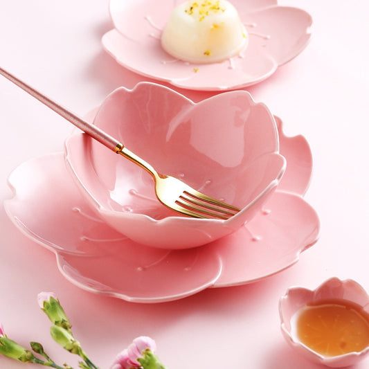 Kawaii Cherry Blossom Dishes