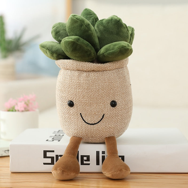 Kawaii Potted Suculent Plushie