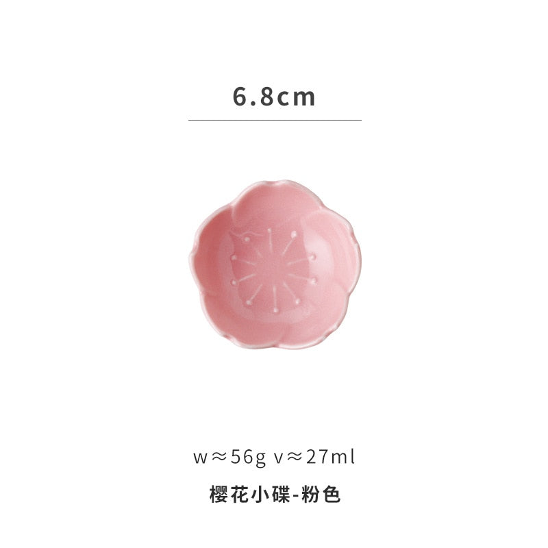 Kawaii Pink Cherry Blossom Dish