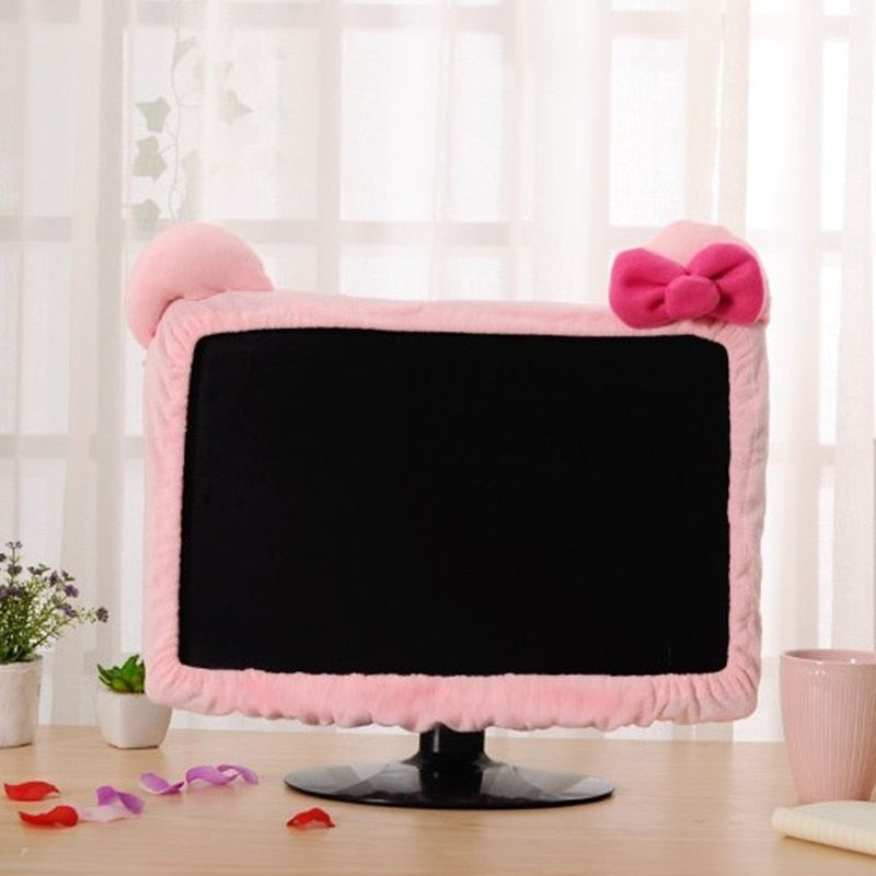Kawaii Pink Computer Screen Cover