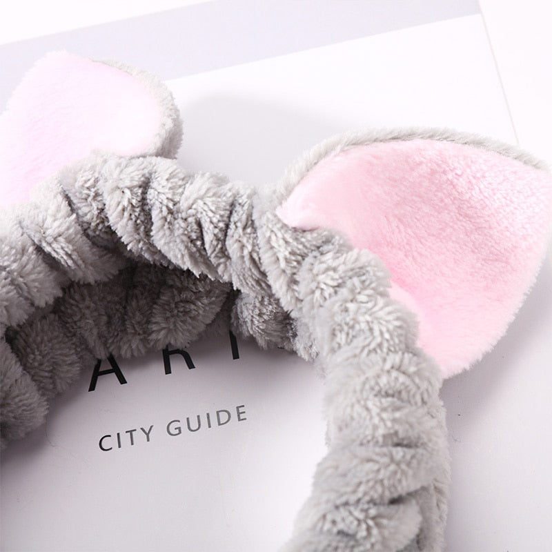 Kawaii Grey Soft Cat Headband