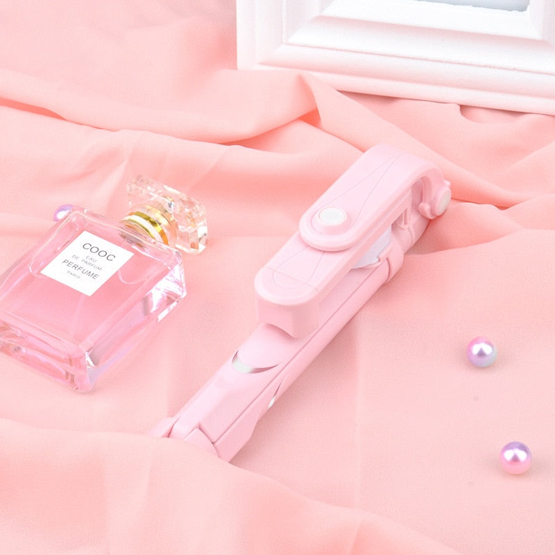 Tripod With Bluetooth Remote in Pink