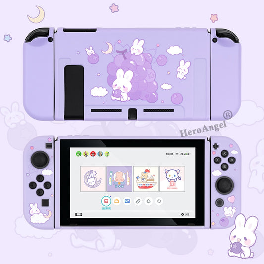 Kawaii Products Grape Bunny Nintendo Switch Cover